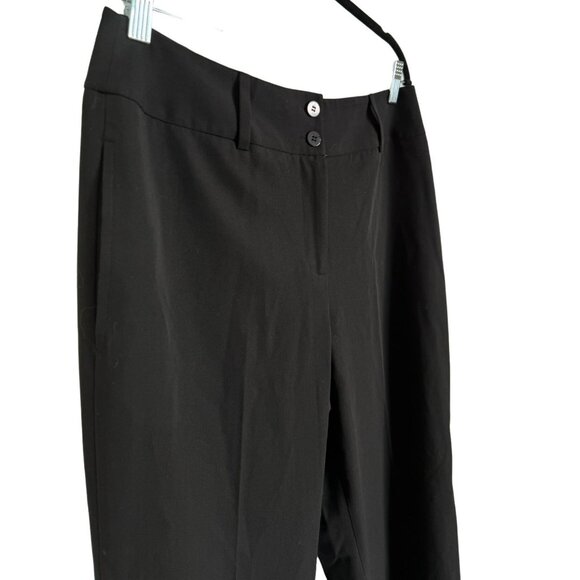 Grace essentials Petite 12P Black Dress Pants Straight Leg NWT - Picture 3 of 11